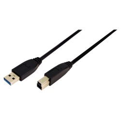 LogiLink USB 3,0 kabel A-Han-B-han 3M
