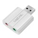 LogiLink USB Lyd Adapter, Sølv
