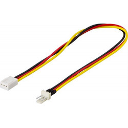 Deltaco 3-pins Blæser Forlængerkabel 3dm