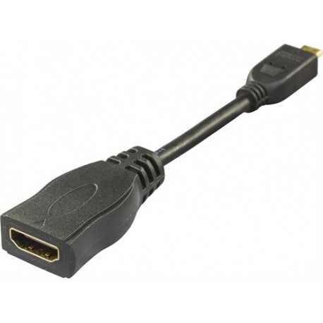 Deltaco Micro HDMI til HDMI adapter