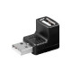 MicroConnect USB 2.0 adp A-A 90 vinkel