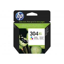 HP 304XL Gul, Cyan, Magenta Blæk