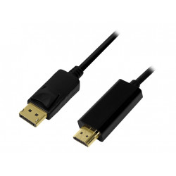 LogiLink DisplayPort 1,2 til HDMI 1,4 1M