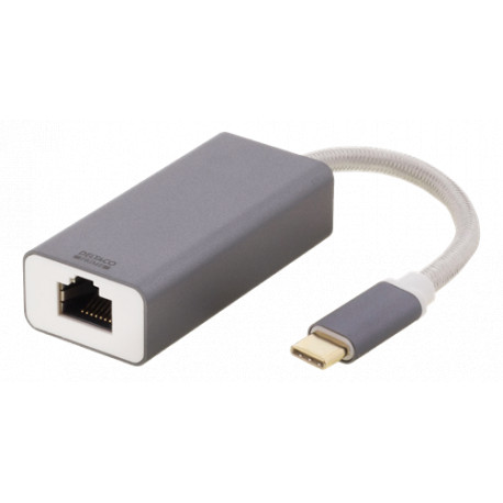 Deltaco USB-C til Netværk Adapter