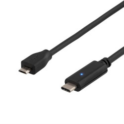 Deltaco USB-C til USB-B Micro Kabel 1M