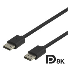 Deltaco DisplayPort 1,4 Kabel 3 Meter