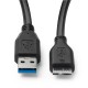 MicroConnect USB3.0 A-B Micro 0,5m M-M