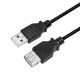 LogiLink USB forlænger 2.0 meter sort AA