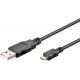 MicroConnect USB A - Micro USB B 5P 1,8m