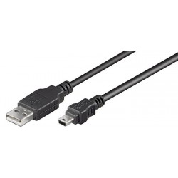 MicroConnect USB A - Mini USB B 5P 3m M-