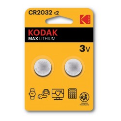 Kodak Max lithium 3V, batteri (2 pack)