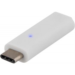 DELTACO USB-C - USB Micro adapter, hvid
