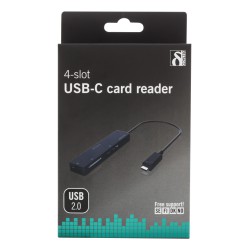 Deltaco USB-C Kortlæser