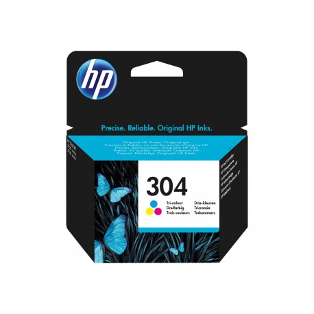 HP 304 farve (cyan, magenta, gul 100 sider