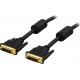 Delatco DVI Dual Link kabel 2m, sort