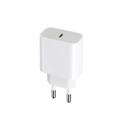 Maxlife USB-C PD wall charger, 20 W, hvid