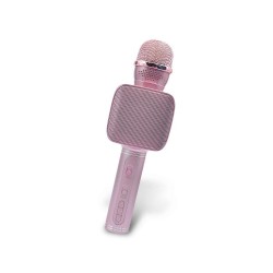 maXlife bluetooth mikrofon med højtaler, pink, flere farvet