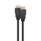 DELTACO Ultra High Speed HDMI cable, 5m, eARC, QMS, 8K at 60Hz, 4K at 120Hz, black