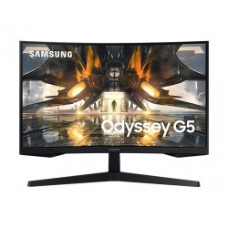 Samsung Odyssey G5 27" Kurvet Monitor, 2K, 165Hz, 1ms