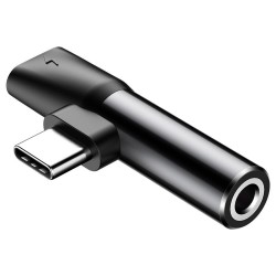 Baseus Adapter, USB-C til Lyd & USB-C