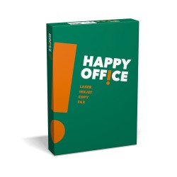 Happy Office A4 Papir, 80g, 500 Ark, Hvid