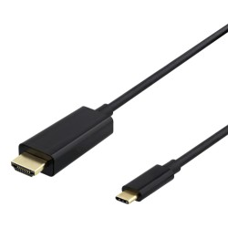 Deltaco USB-C til HDMI kabel 1M 4K 60hz