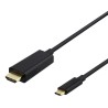 Deltaco USB-C til HDMI kabel 2M 4K 60hz