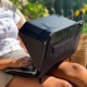 Philbert Sun Shade & Privacy Sleeve/Bag Hemp MacBook 13'', Black