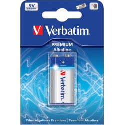 Verbatim Alkaline 9V/6LR61 Batteri
