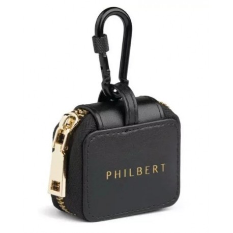 Philbert Airpods Bag Sort/Guld