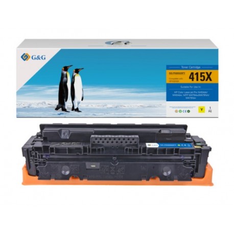 G&G HP Kompatibel W2032X (415X) Yellow toner, op til 6000 sider