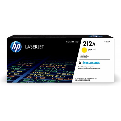 HP Gul, original, LaserJet, tonerpatron (W2122A)