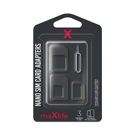 MaXlife Nano Sim Card Adapters