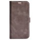 Essentials iPhone 13 Mini leather wallet, detachable, Grey