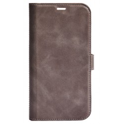 Essentials iPhone 13 Mini leather wallet, detachable, Grey