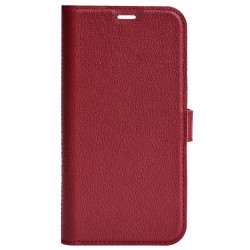 Essentials iPhone 13 Mini leather wallet, detachable, Red