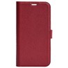 Essentials iPhone 13 Mini leather wallet, detachable, Red