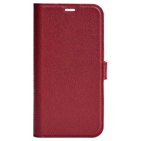 Essentials iPhone XR/11 leather wallet, detachable, Red
