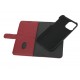 Essentials iPhone 11 Pro, Læder wallet aftagelig, rød