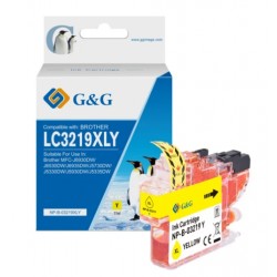 G&G Kompatibel Brother LC3219 XL Gul Patron