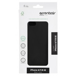 Essentials iPhone 6/7/8/SE (2020/2022) recycled TPU cover,blk