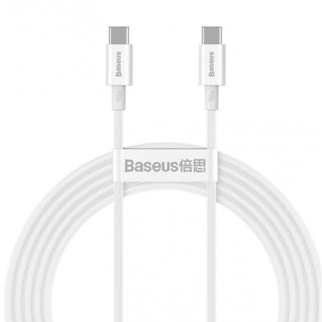Baseus Superior Series Cable USB-C to USB-C 100W 1m (white)