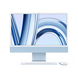  Apple iMac with 4.5K Retina display - alt-i-én - M3 - 8 GB - SSD 256 GB - LED 24" - dansk, Blå