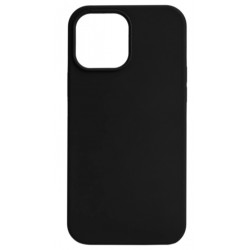 Essentials iPhone 13 Pro Max silicone back cover,Black