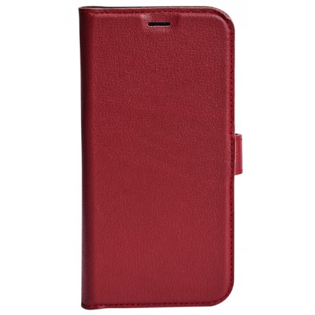 Essentials iPhone 13 leather wallet, detachable, Red