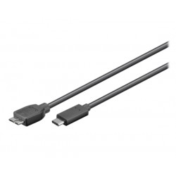 Goobay USB-C til USB-B Micro 3.0 Kabel, 0,5M