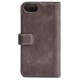 Essentials iPhone 6/7/8/SE (2020) leather wallet, detach,Grey