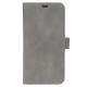 Essentials iPhone 6/7/8/SE (2020), leather wallet, detachable, grey