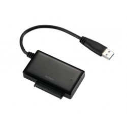 Deltaco USB 3.0 to SATA 6Gb/s adapter, for 2,5""/3,5" hard drives, black