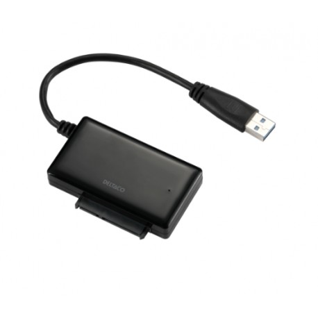 USB 3.0 to SATA 6Gb/s adapter, for 2.5" hard drives, black